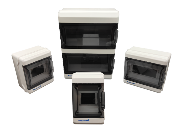 Polycrome MCB Enclosure Box - 12 way surface-Deluxe