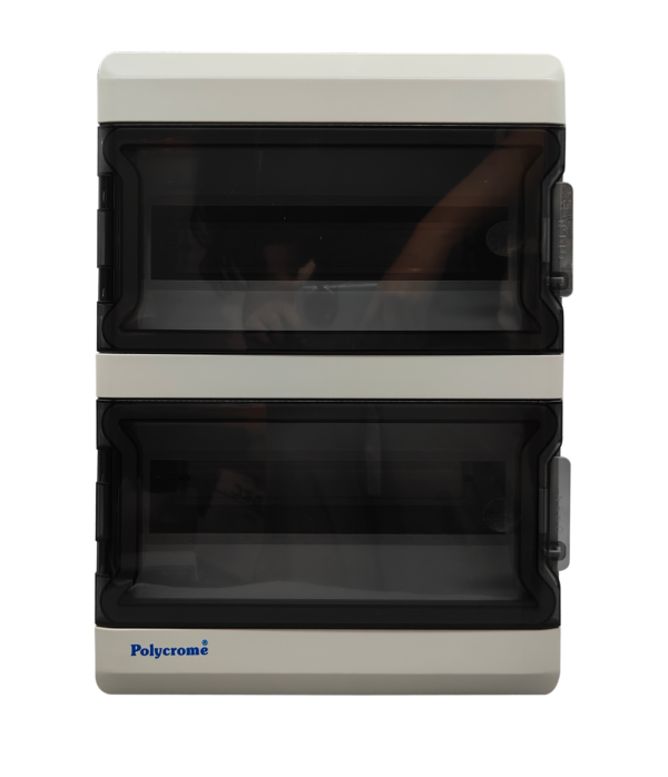 Polycrome MCB Enclosure Box - 24 way surface-Deluxe