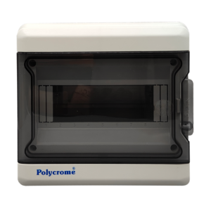 Polycrome IP66 Weatherproof MCB Enclosure - 9 way surface