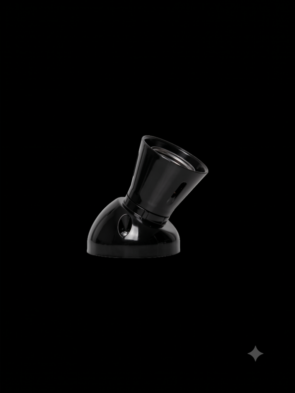 Polycrome Holders - Angle Batten (Pin Type) Black