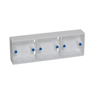 Polycrome Switch / Sockets Mounting Box - 3 way (265x94x38)