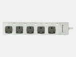 Polycrome Switched Extension Lead - 13A 5 Way White 1.5m
