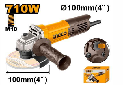 INGCO ANGLE GRINDER 710W 100MM