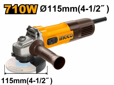 INGCO ANGLE GRINDER 710W 115MM