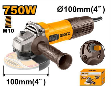 INGCO ANGLE GRINDER 750W 100MM