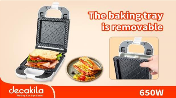 Decakila Sandwich maker (KEEC058W)