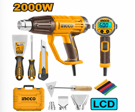 INGCO HEAT GUN 2000W   Voltage: 220V-240V~50/60Hz