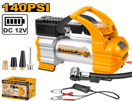 INGCO AUTO AIR COMPRESSOR 140PSI