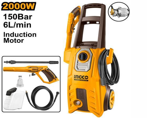 INGCO HIGH PRESSURE WASHER 2000W 150BAR