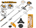 INGCO 4-IN-1 GASOLINE HEDGE TRIMMER MULTI TOOL 52CC
