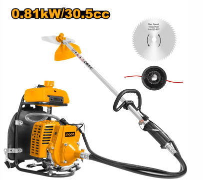INGCO GASOLINE GRASS TRIMMER AND BUSH CUTTER