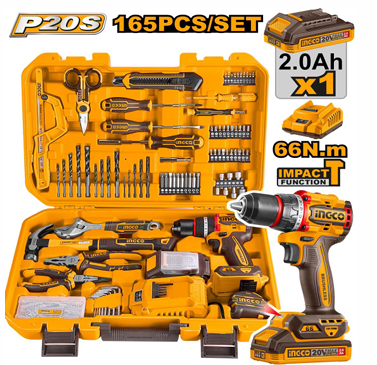 INGCO 165 PCS TOOLS SET