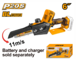 INGCO CORDLESS MINI CHAIN SAW 6''   20V