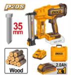 INGCO CORDLESS BRAD NAILER 20N.M 35MM