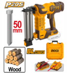 INGCO CORDLESS BRAD NAILER 20V 50MM