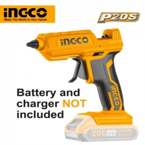 INGCO LITHIUM-ION HOT GLUE GUN 20V (100W)