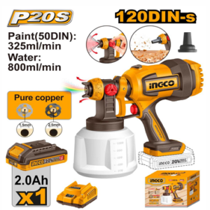 INGCO CORDLESS SPRAY GUN 20V