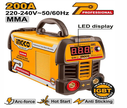 INGCO INVERTER MMA WELDING MACHINE 200A