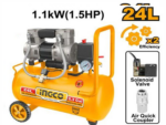 INGCO AIR COMPRESSOR 1.5HP 24L OIL FREE SYSTEM