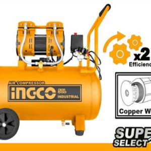 INGCO AIR COMPRESSOR 1.6HP 50L OIL FREE SYSTEM
