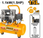 INGCO AIR COMPRESSOR 1.5HP 15L OIL FREE SYSTEM
