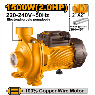 INGCO CENTRIFUGAL WATER PUMP 2HP 2"X2"