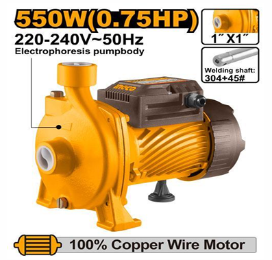 INGCO CENTRIFUGAL WATER PUMP 0.75HP