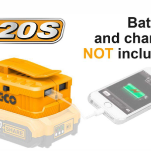 INGCO LITHIUM-ION USB-A CHARGER 20V