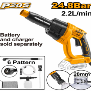 INGCO CORDLESS PRESSURE WASHER 20V 24.8BAR