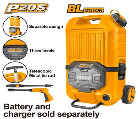 INGCO CORDLESS PRESSURE WASHER 40V