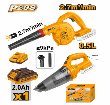 INGCO CORDLESS 2 PCS COMBO KIT