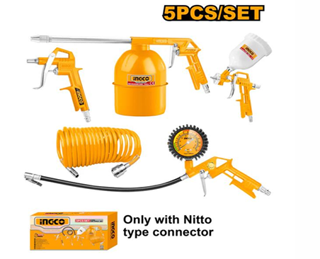 INGCO 5 PCS AIR TOOLS SET