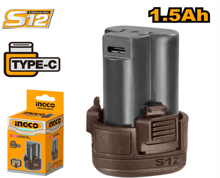 INGCO LITHIUM-ION BATTERY PACK 12V 1.5AH