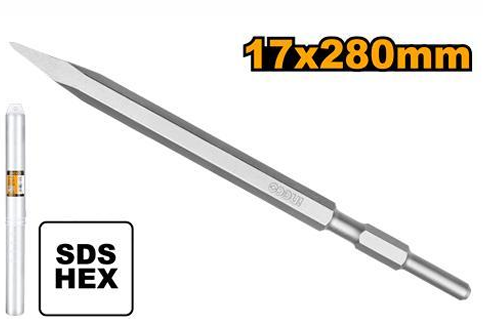INGCO HEX CHISEL   17*280MM