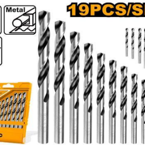INGCO 19PCS HSS TWIST DRILL BITS SET