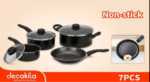 Decakila 7 Pcs cookware set (KMEP004B)