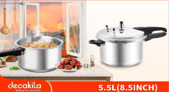 Decakila Aluminum pressure cooker (KMER018M)