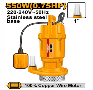 INGCO SUBMERSIBLE PUMP 0.75HP