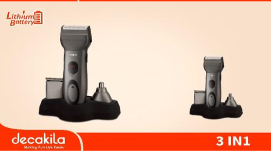 Decakila 3-In-1 Grooming kit (KMHR028B)