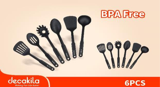 Decakila 6 Pcs kitchen utensils set (KMTT045B)