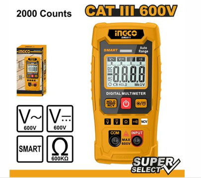 INGCO DIGITAL MULTIMETER 600V