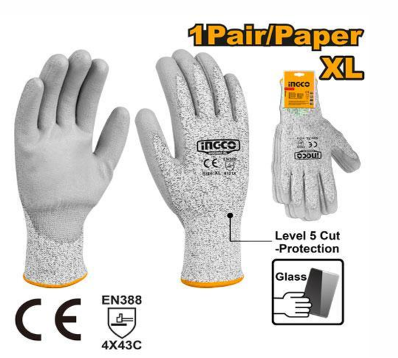 INGCO CUT-RESISTANCE GLOVES
