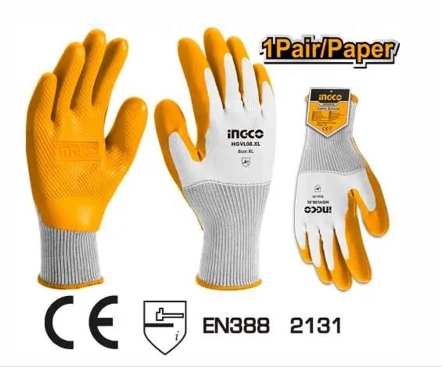 INGCO LATEX GLOVES XL