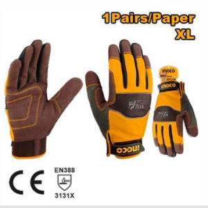 INGCO MICRO FIBRE MATERIAL MECHANIC GLOVES XL