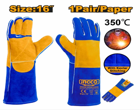 INGCO WELDING LEATHER GLOVES