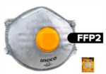 INGCO DUST MASK WITH VALVE FFP2 (ACTIVATED CARBON FIBER)