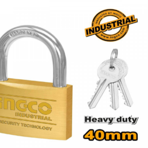 INGCO HEAVY DUTY BRASS PADLOCK 40MM