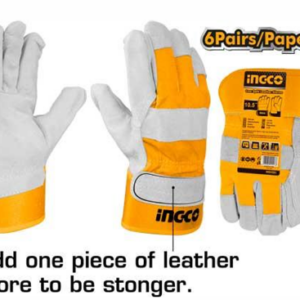 INGCO LEATHER GLOVES 10.5"