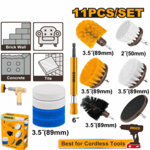 INGCO 11 PCS CLEANING BRUSH SET