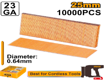 INGCO HEADLESS PINS 25MM